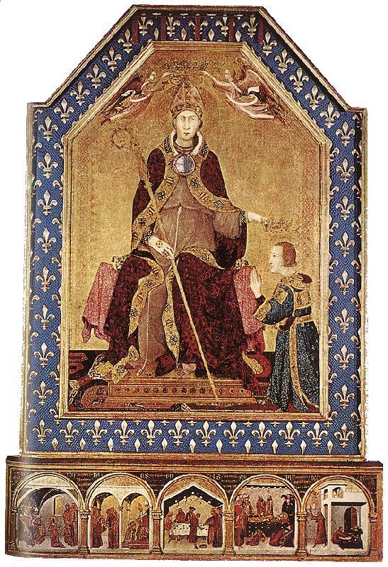 Simone Martini Altar of St Louis of Toulouse